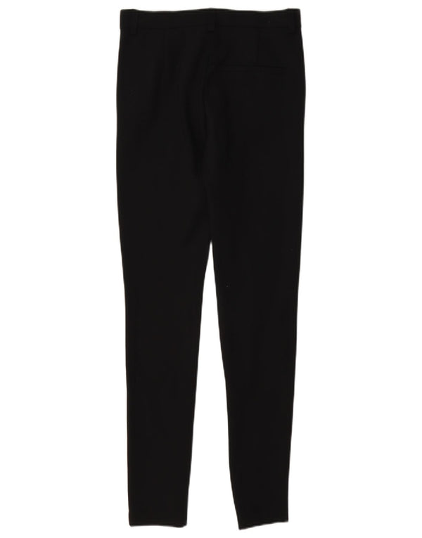 Pantaloni casual skinny Trafaluc pentru femei Zara XS W24 L28 Negru Viscoza