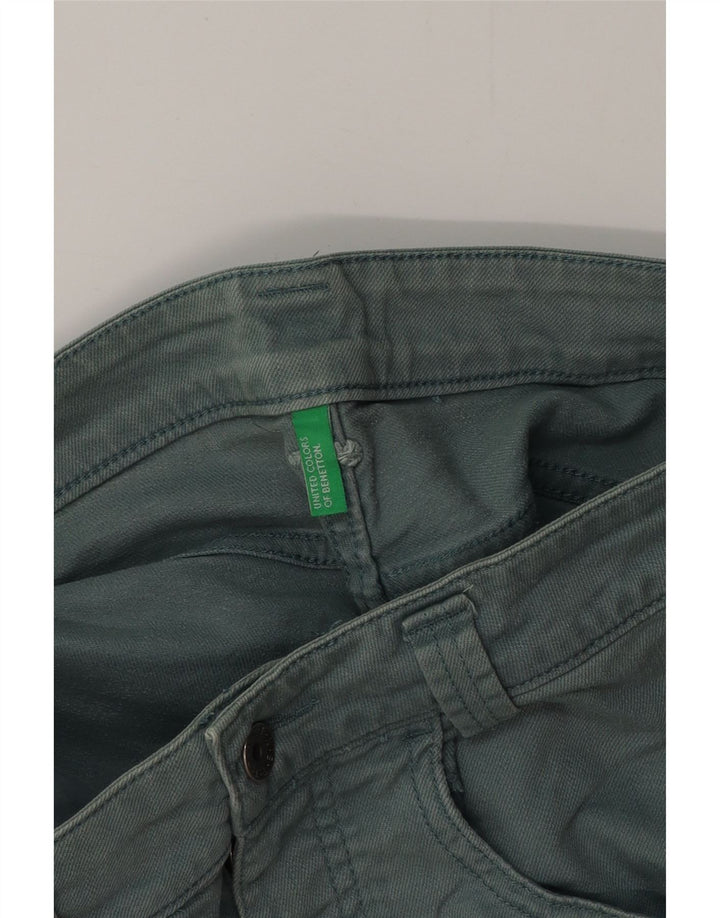 Pantaloni scurți din denim pentru femei BENETTON W32 Large Green