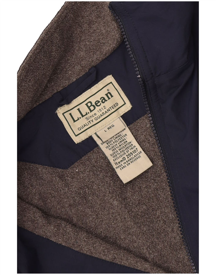 Bomber pentru bărbați L.L.Bean UK 40 Poliester mare, albastru bleumarin