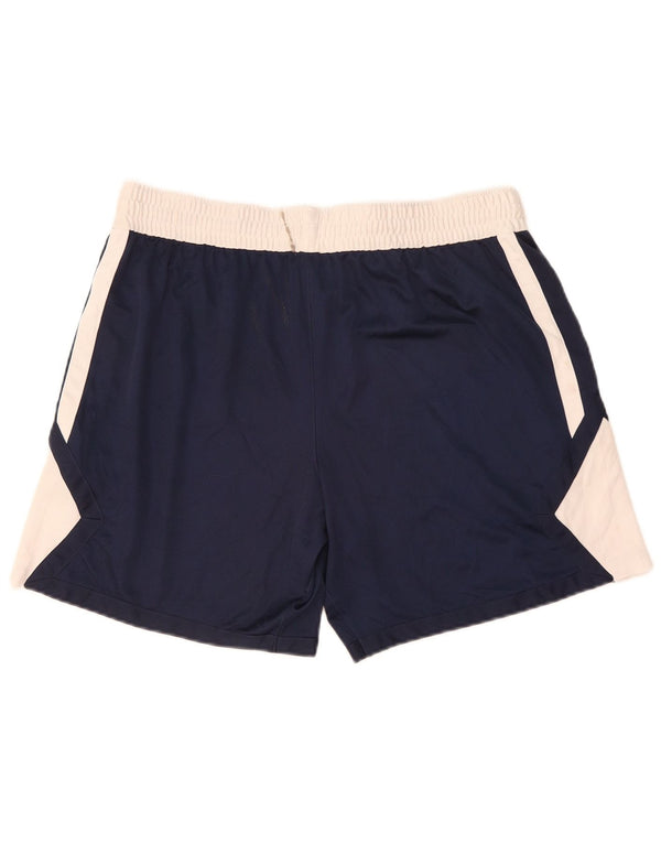 Pantaloni scurți sport pentru bărbați Jordan Dri Fit XL, albastru bleumarin, poliester color bloc