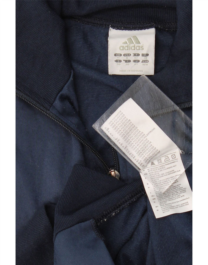 Jachetă Adidas Crop Trening Top Jacket UK 14 Medium Bleumarin Poliester