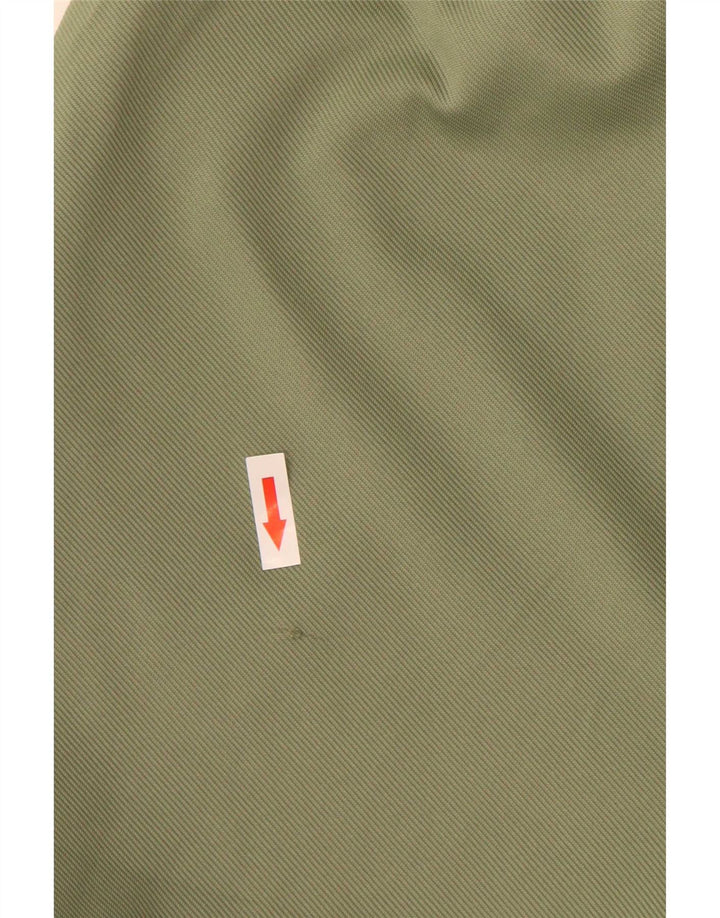 Pantaloni cargo pentru femei cu picioare largi Zara Mici L26 L29 Poliester verde