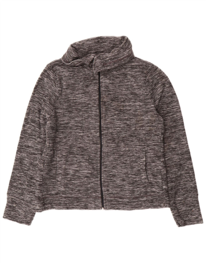 Jachetă din lână CALVIN KLEIN pentru femei, UK 14 Medium Grey Flecked