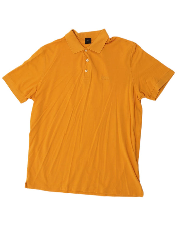 Tricou polo pentru bărbați Hugo Boss XL Galben