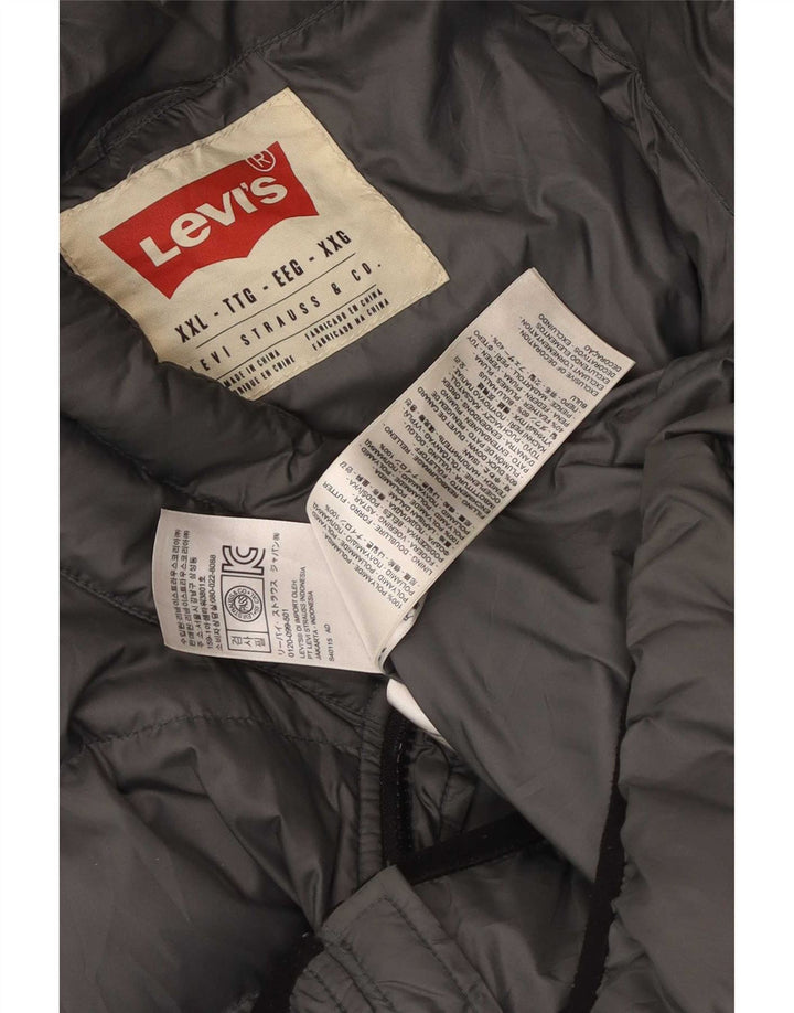 Jachetă căptușită pentru bărbați Levi's UK 44 2XL Poliamidă gri