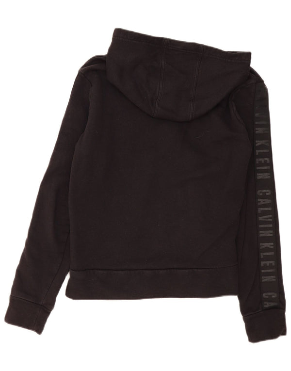 Pulover Calvin Klein pentru femei Performance Zip Hoodie UK 14 Medium Black