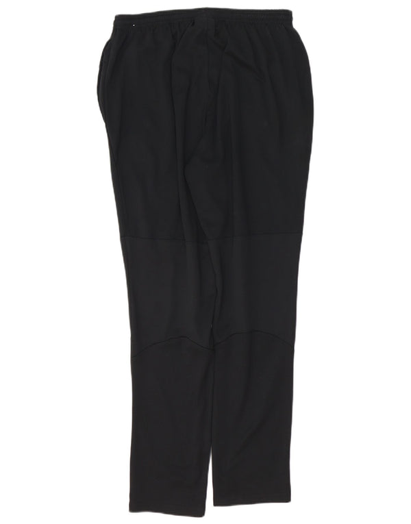 Pantaloni de trening NIKE Dri Fit pentru femei UK 12 Poliester mediu negru