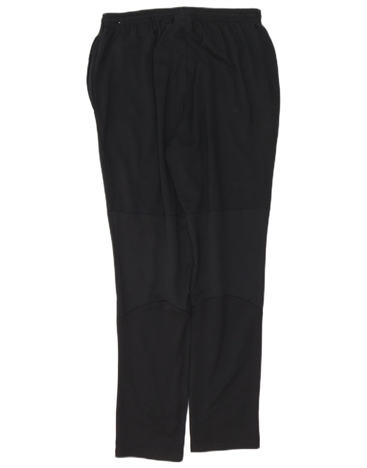 Pantaloni de trening NIKE Dri Fit pentru femei UK 12 Poliester mediu negru