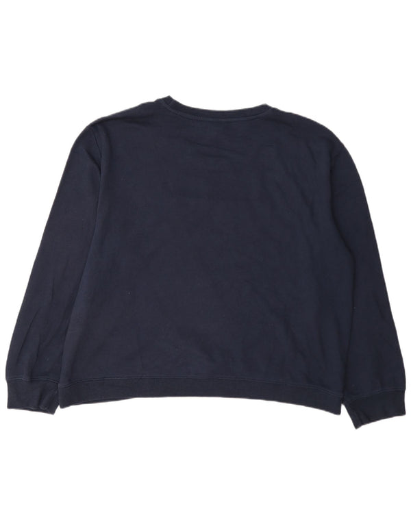 Pulover cu grafic pentru femei Nautica UK 20 2XL Bumbac bleumarin