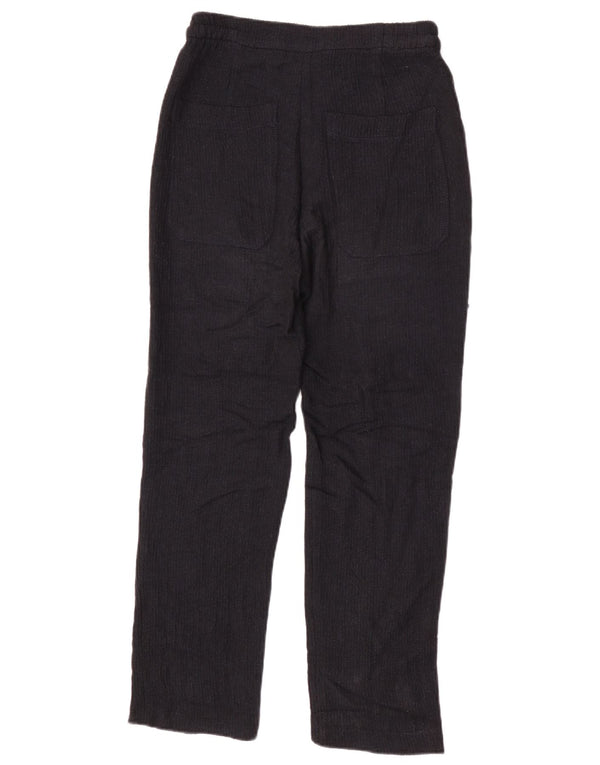 Pantaloni casual drepti pentru femei Zara XS W24 L28 Negri