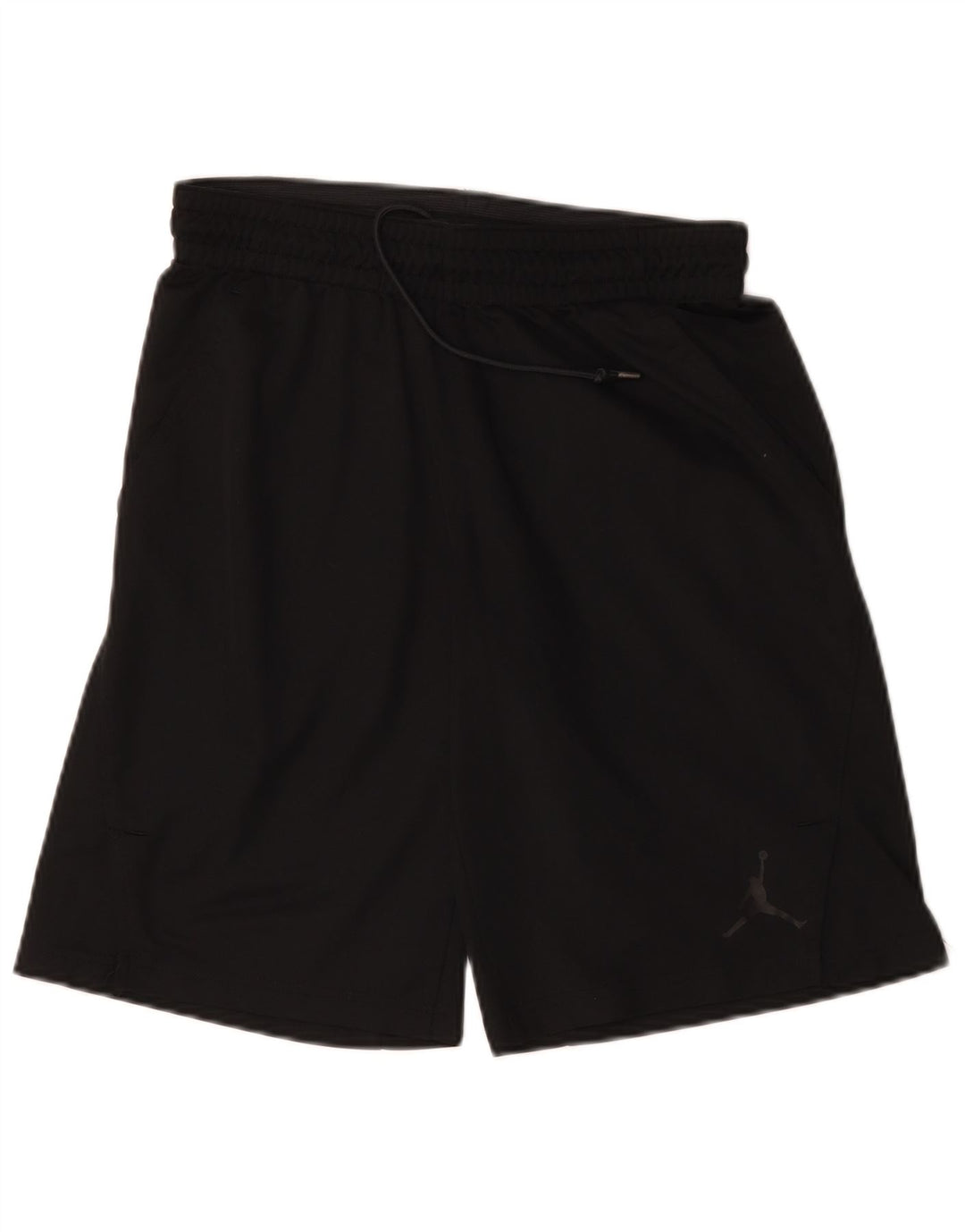 Pantaloni scurți sport grafic Dri Fit Jordan pentru bărbați, poliester mediu negru