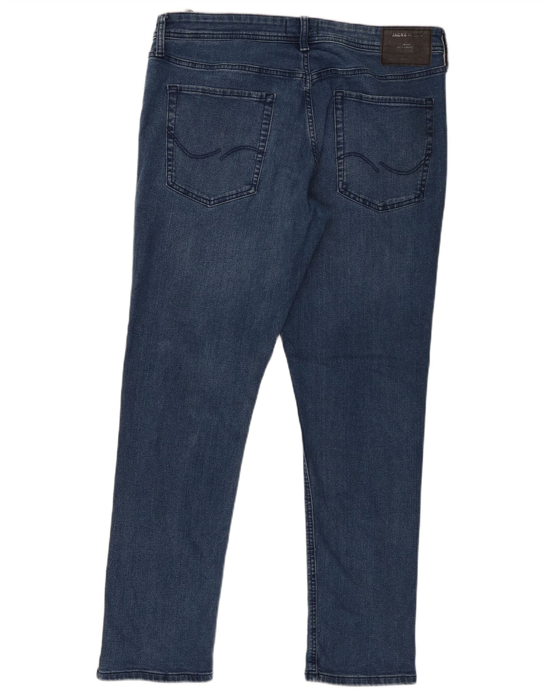 Blugi slim pentru bărbați Jack & Jones W36 L32 bumbac albastru