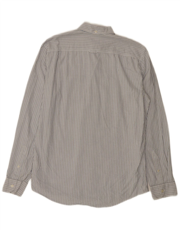 Cămașă pentru bărbați JACK WILLS, de culoare clasică, din bumbac cu dungi gri medii