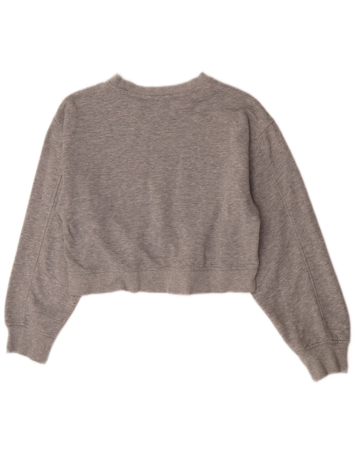 Pulover pentru femeie Zara Crop Pulover UK 12 Gri mediu