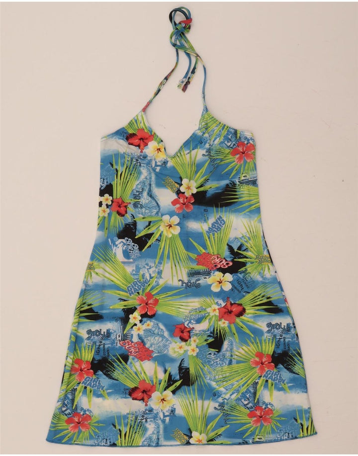 O'NEILL Rochie Halter pentru femei UK 14 Poliamidă florală multicoloră mare