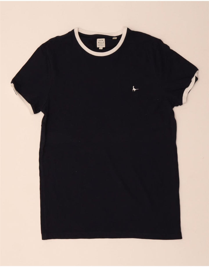JACK WILLS Tricou Bărbați Top Mediu Bleumarin Bumbac