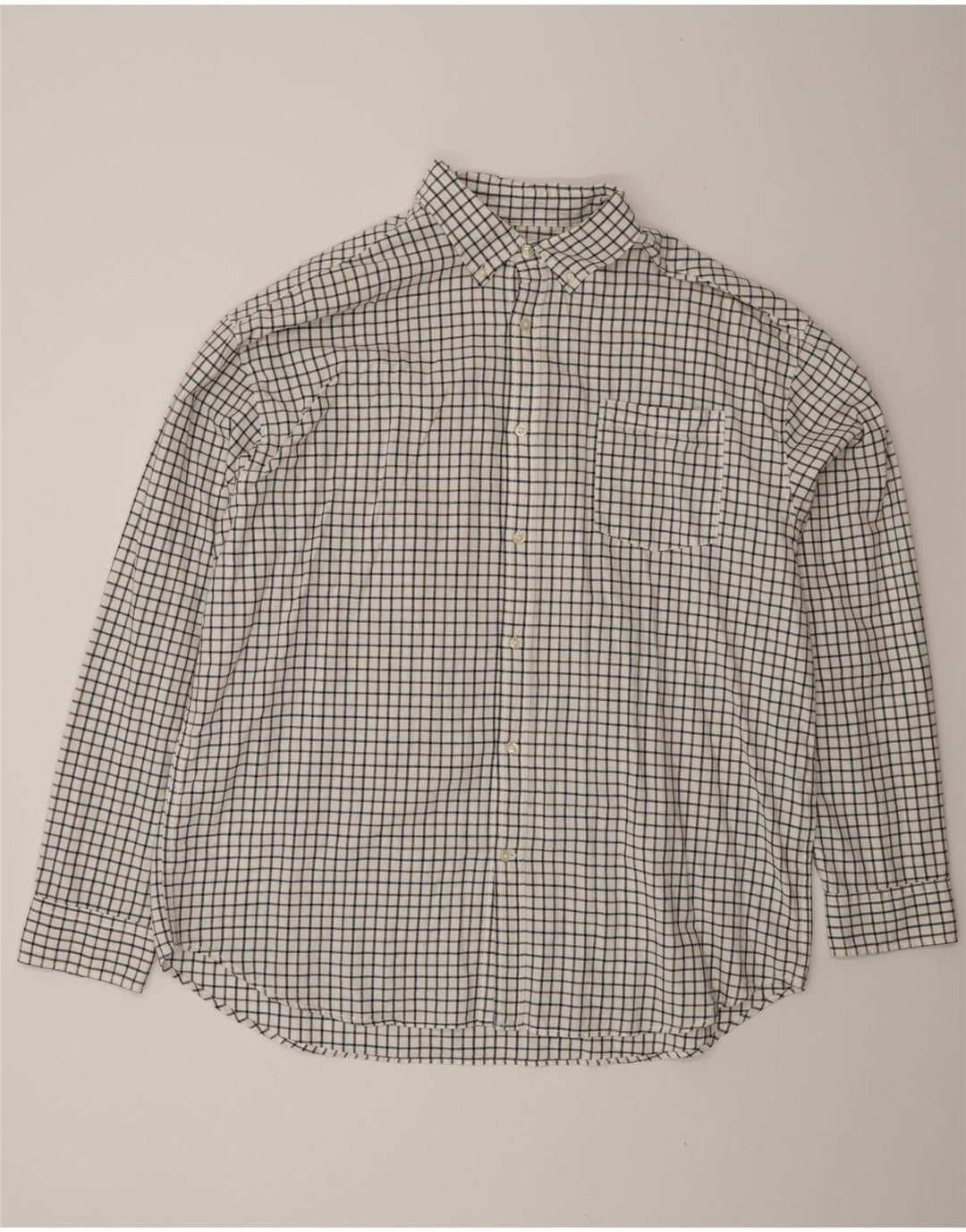 Cămașă Jack & Jones pentru bărbați 2XL, bumbac alb Gingham