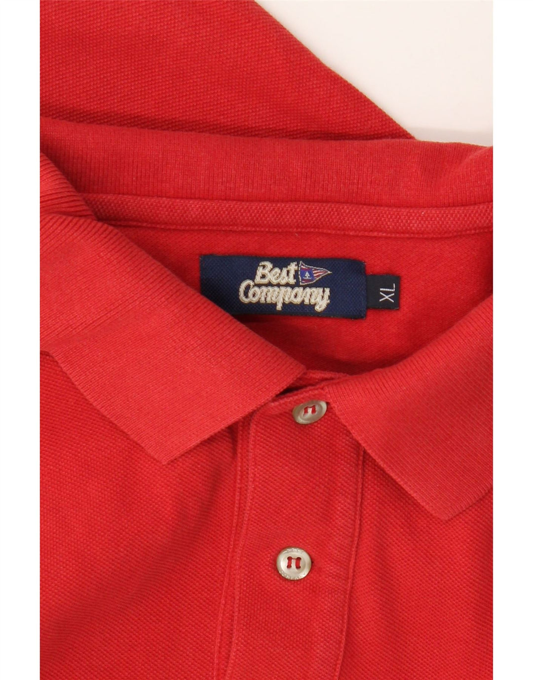 Tricou polo pentru bărbați Best Company XL, roșu