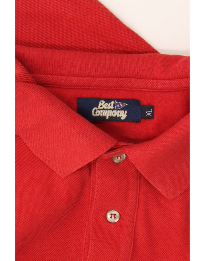 Tricou polo pentru bărbați Best Company XL, roșu