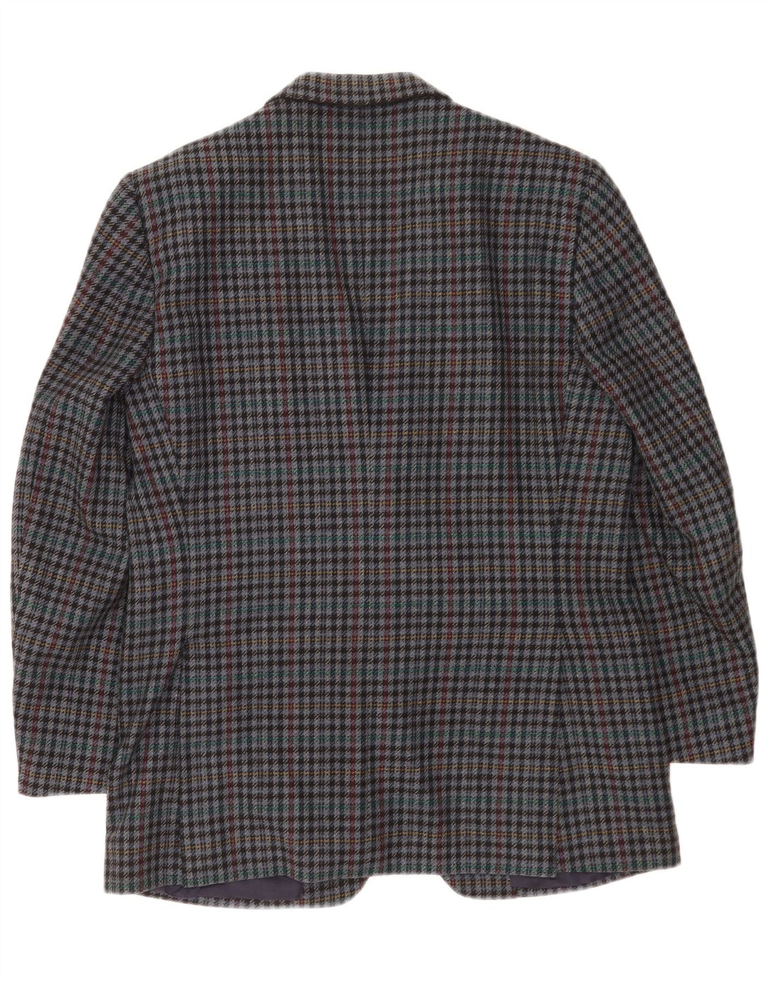 Sacou blazer pentru bărbați Ermenegildo Zegna, cu 2 nasturi, UK 38, albastru mediu, picioare de găină