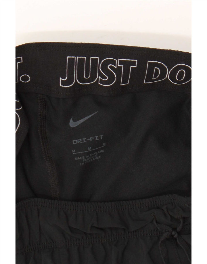 Pantaloni scurti sport Nike pentru femei UK 14 Poliester mediu negru