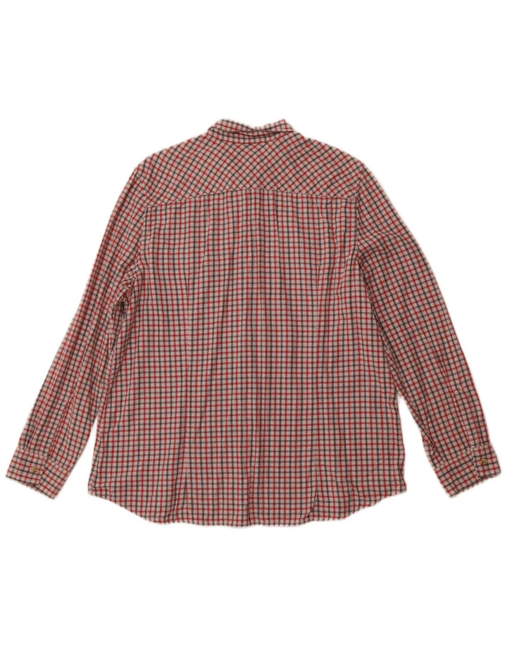Cămașă Eddie Bauer pentru femei UK 18 XL, bumbac cu carouri multicolore