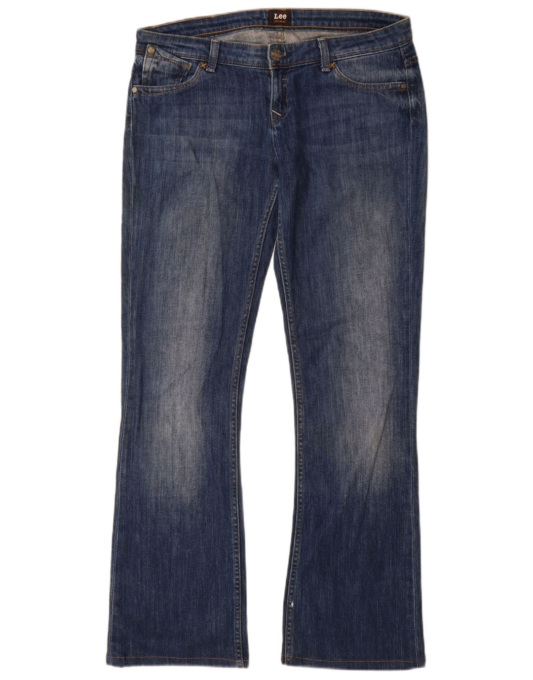 Blugi pentru femei Lee Bliss Bootcut W31 L35 Bumbac albastru
