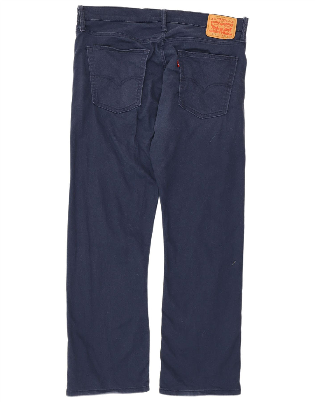 Blugi drepti pentru bărbați LEVI'S 514 W36 L30 bumbac bleumarin