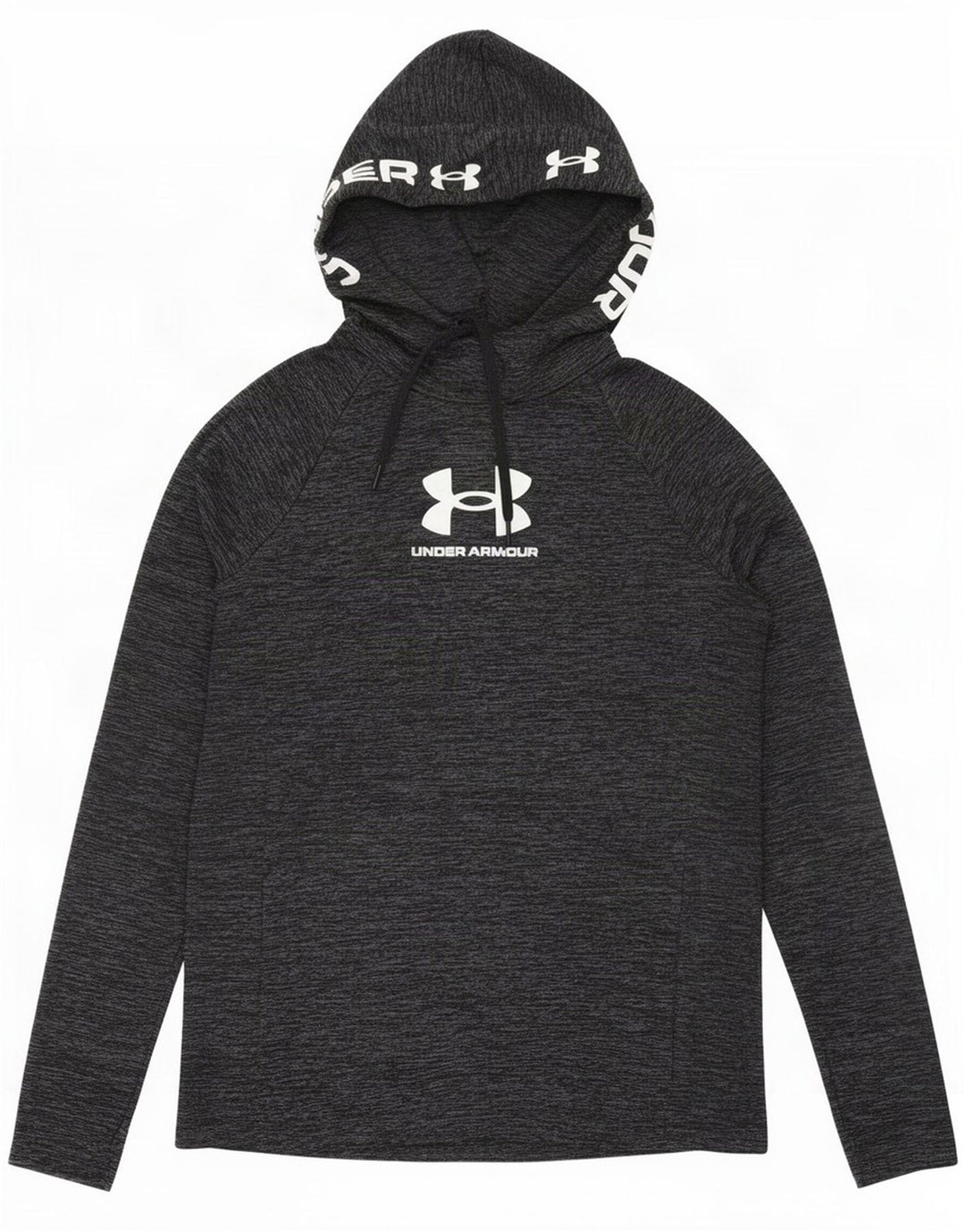 Top grafic pentru bărbați Under Armour cu mânecă lungă, gri mediu pete