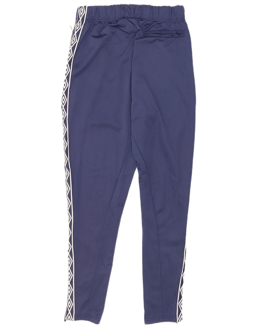 Pantaloni de trening grafic Umbro pentru bărbați, poliester mediu albastru bleumarin