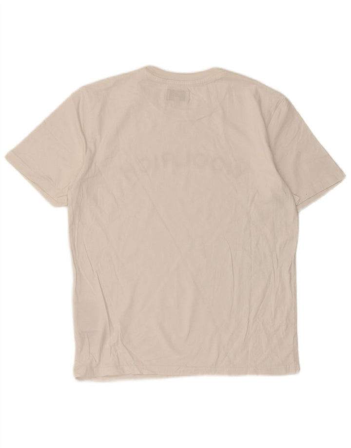 Tricou grafic pentru băieți Woolrich Top 11-12 ani Bumbac alb