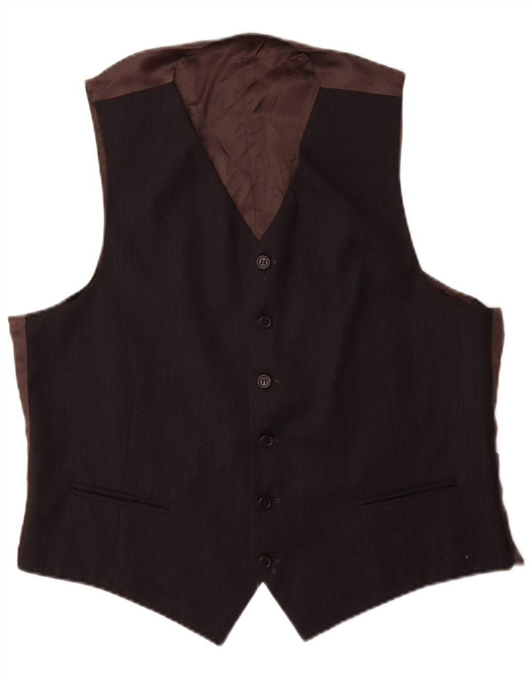 Vestă Vintage Bărbați IT 54 XL Lână Neagră