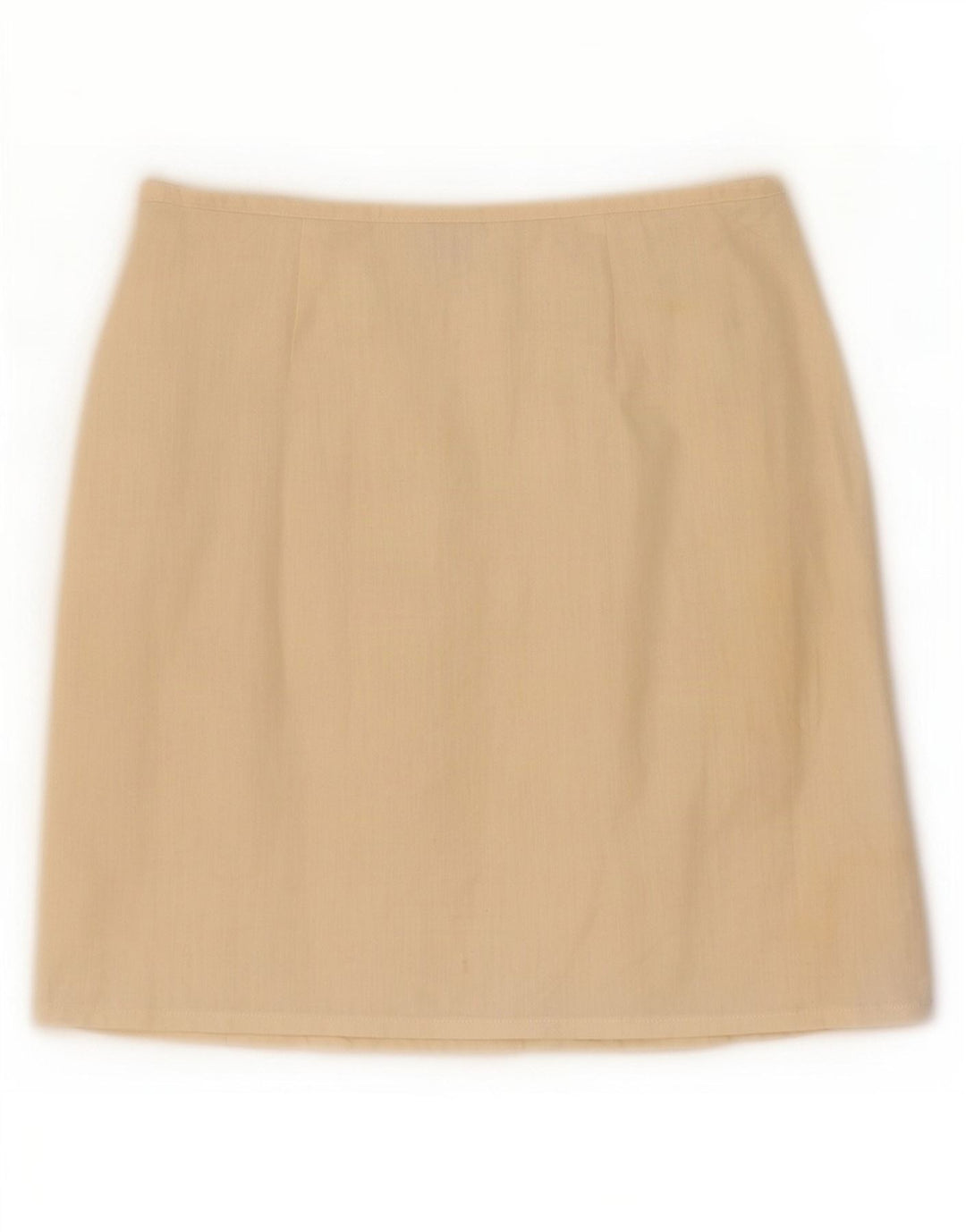 Fusta Mini Wrap Benetton pentru femei IT 44 Medium W28 Bej Bumbac