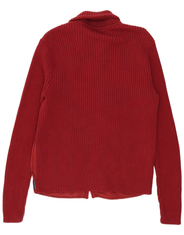ARMANI EXCHANGE Pulover Cardigan Bărbați Nailon Roșu Mediu