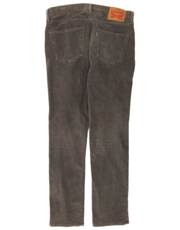 Pantaloni Levi's 511 Slim Corduroy pentru bărbați L32 L32 gri