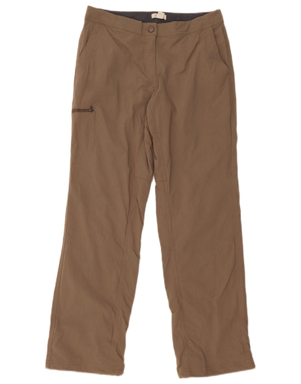 Pantaloni cargo drepti pentru femei L.L.Bean US 8 Medium W30 L31 Maro Nylon
