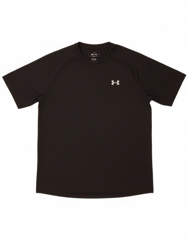 Tricou grafic pentru bărbați Under Armour Top Medium Negru Poliester