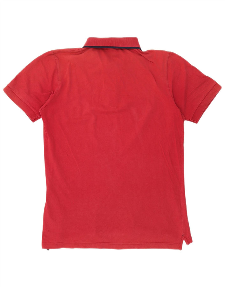 Tricou polo SCHOTT pentru bărbați, bumbac roșu mare