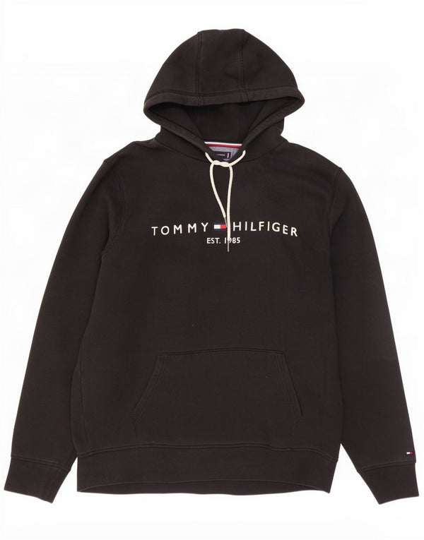 Hanocă grafică Tommy Hilfiger pentru bărbați, XL, bumbac, negru