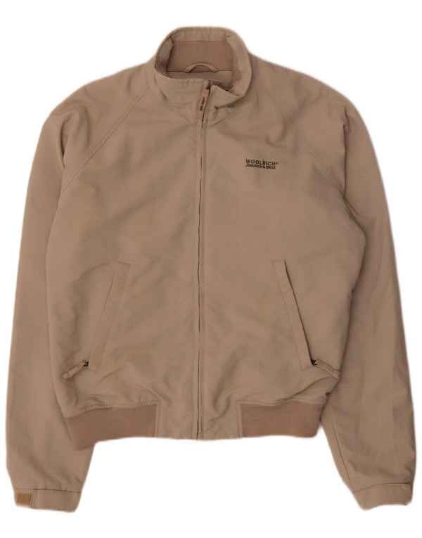 Jachetă bomber pentru bărbați Woolrich UK 38 Medium Bej Nailon