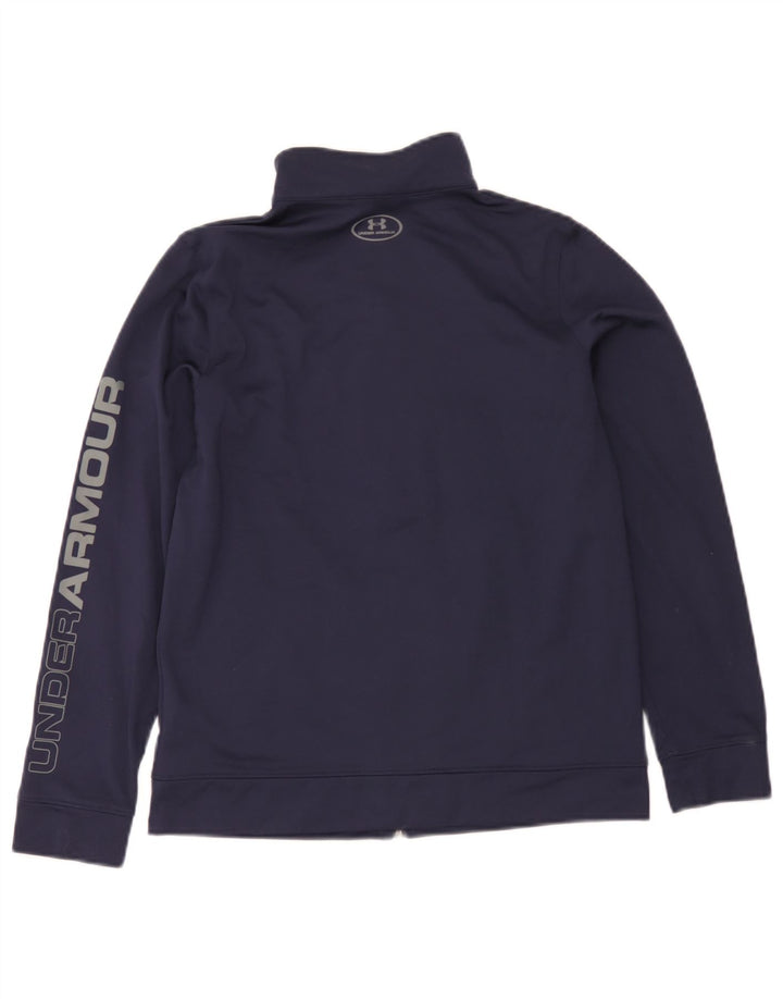 Jachetă de trening Under Armour pentru băieți 11-12 ani, mare, bleumarin
