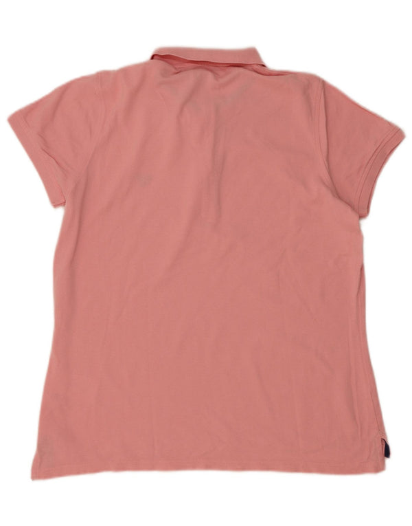 Tricou polo pentru femei Gant UK 18 XL, bumbac roz