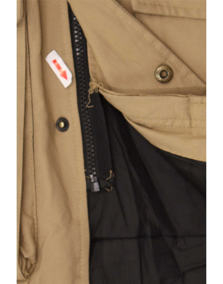 Jack & Jones jachetă parka cu glugă pentru bărbați UK 38 poliester mediu bej