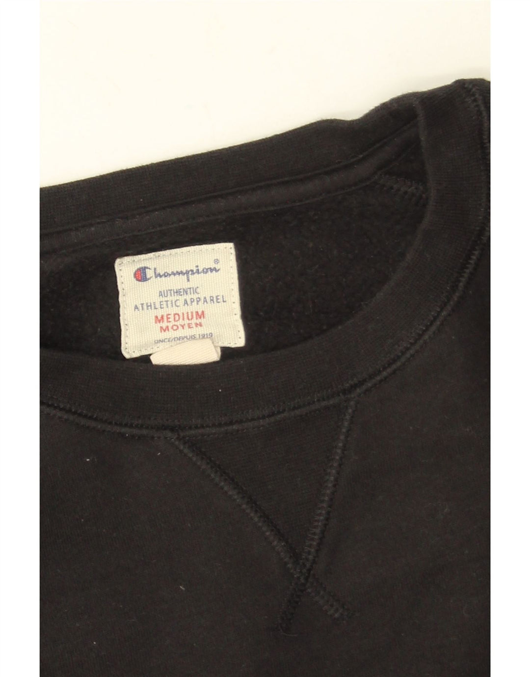 Pulover grafic pentru bărbați Champion, bumbac mediu negru