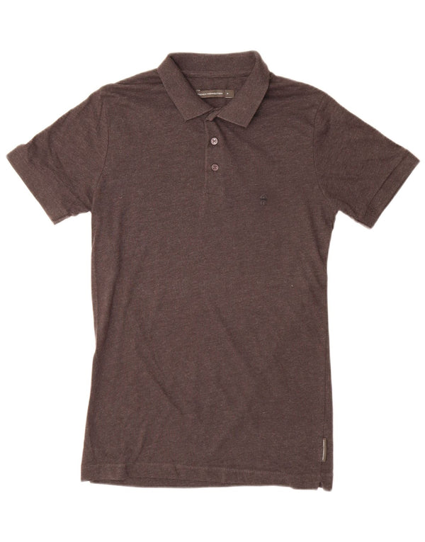 Tricou polo pentru bărbați French Connection, bumbac gri mic