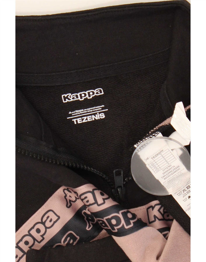 Pulover cu grafic supradimensionat pentru femei Kappa UK 10 Mic Negru