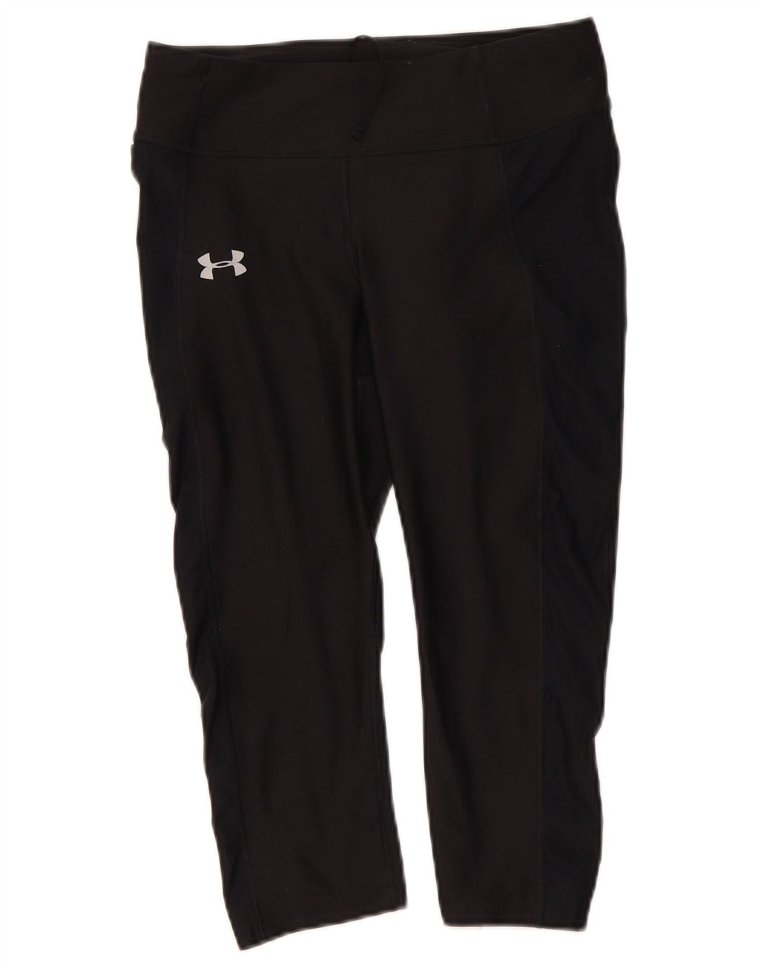 Leggings Capri Under Armour pentru femei Heat Gear UK 12 Poliester mediu negru