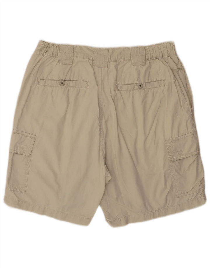 Pantaloni scurți cargo pentru bărbați COLUMBIA W32 bumbac mediu bej