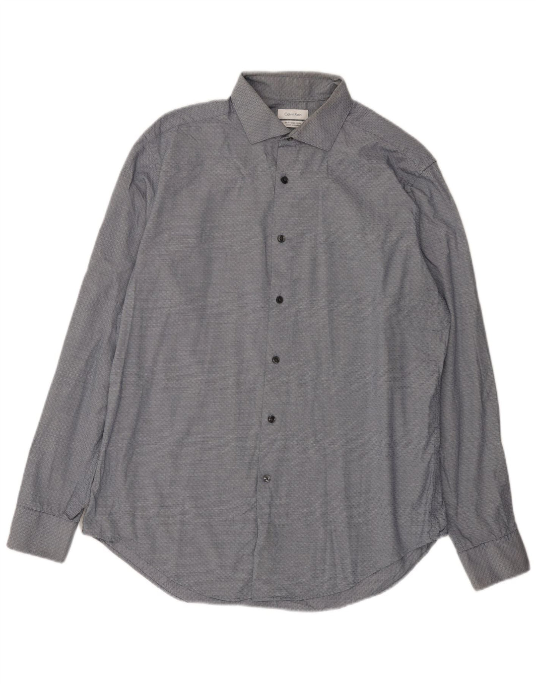 Cămașă pentru bărbați Calvin Klein Slim Fit, mare, bleumarin, geometrică