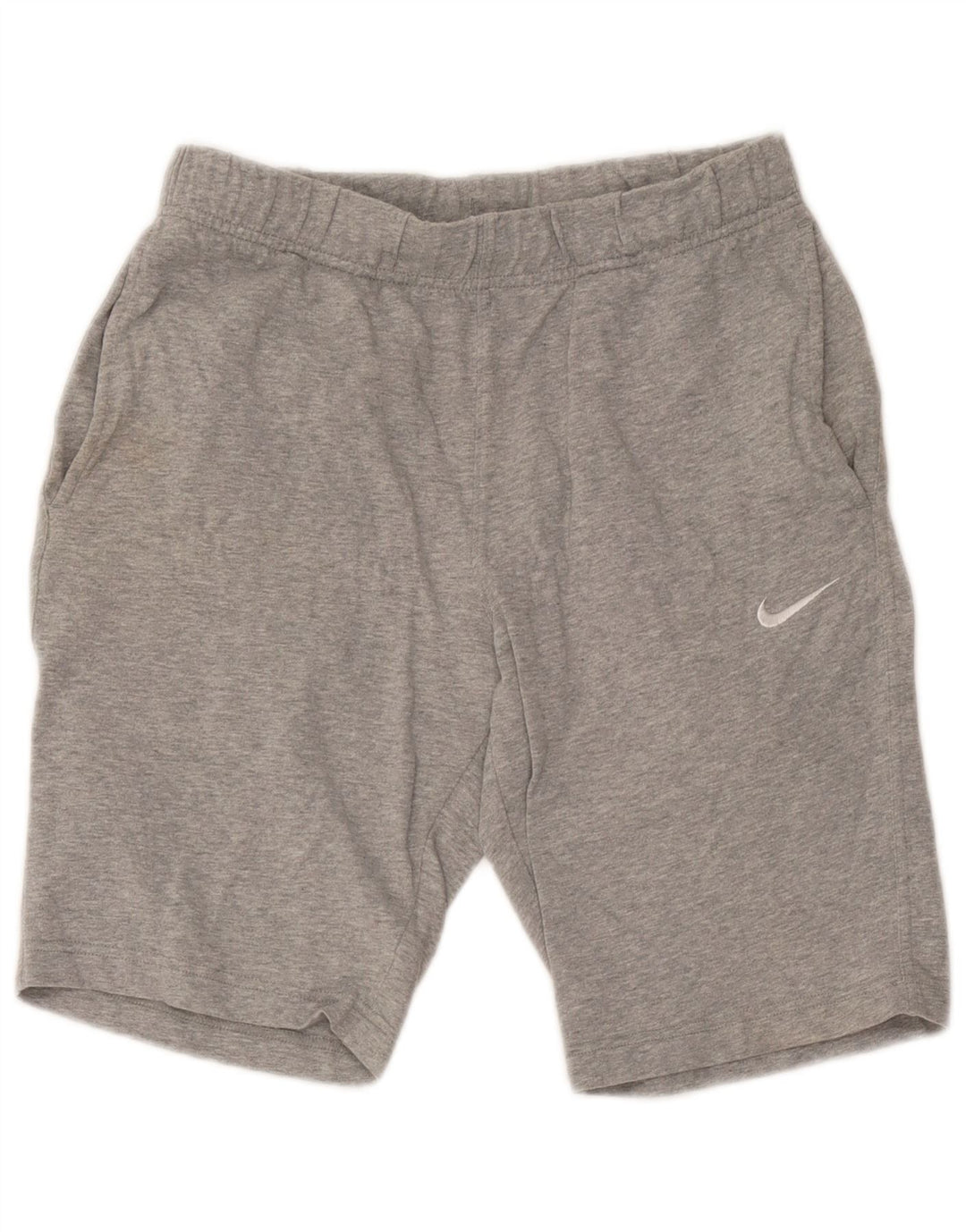 Pantaloni scurți casual Nike pentru bărbați, bumbac cu pete mici, gri